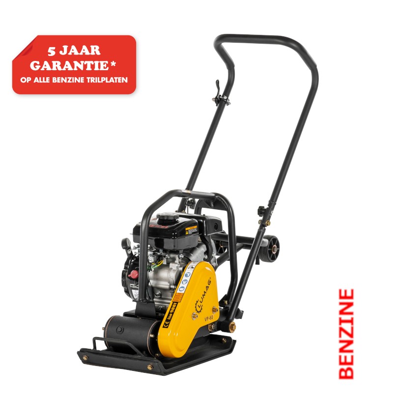 Lumag trilplaat VP60, 835 kg slagkracht.