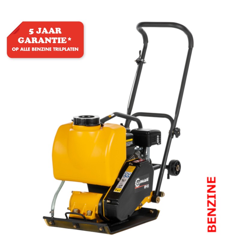 Lumag trilplaat RPi 12, 1050 kg slagkracht.