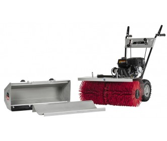 Lumag Veeg- en Sneeuwruim machine KM800, 80 cm borstelbreedte