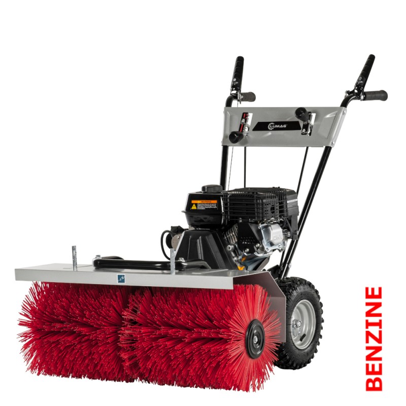 Lumag Veeg- en Sneeuwruim machine KM800, 80 cm borstelbreedte