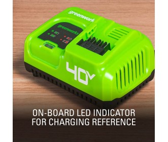 Greenworks 40 Volt accu lader G40UC4