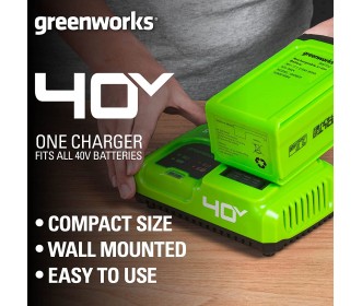 Greenworks 40 Volt accu lader G40UC4