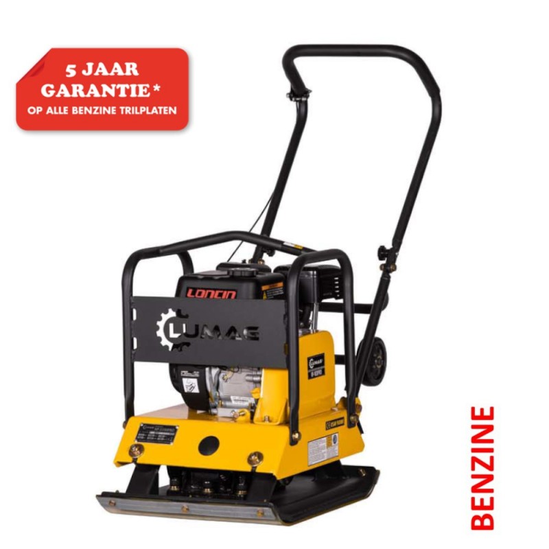 Lumag trilplaat RP1100PRO, 1530 kg slagkracht