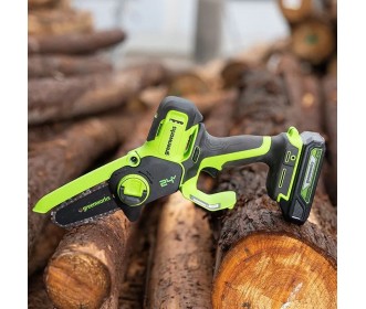 24 Volt Mini accu kettingzaag 24 Volt Mini accu kettingzaag