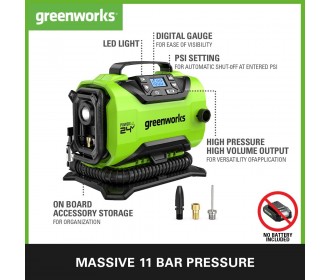 Greenworks 24 volt compressor G24IN