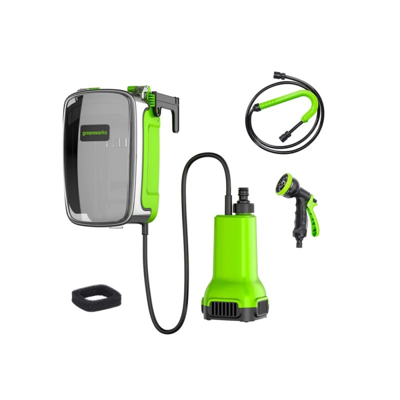 Greenworks 40 Volt dompelpomp G24SWP Greenworks 40 Volt dompelpomp G24SWP