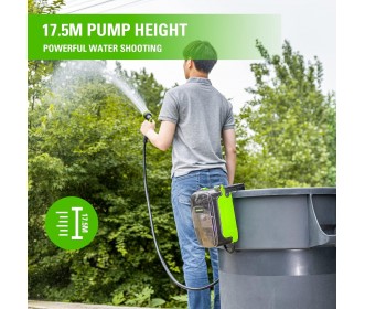 Greenworks 40 Volt dompelpomp G24SWP Greenworks 40 Volt dompelpomp G24SWP