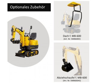 Lumag mini graafmachine MD600