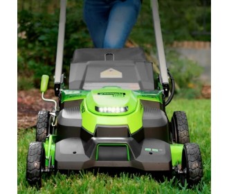 Greenworks 60 Volt cirkelmaaier GD60LM61K4X