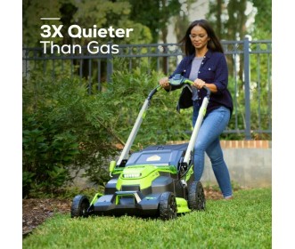 Greenworks 60 Volt cirkelmaaier GD60LM61K4X