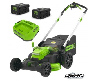 Greenworks 60 Volt cirkelmaaier GD60LM61K4X