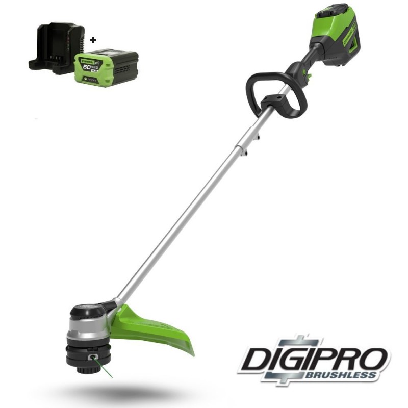 Greenworks 60 Volt trimmer en bosmaaier GD60BC