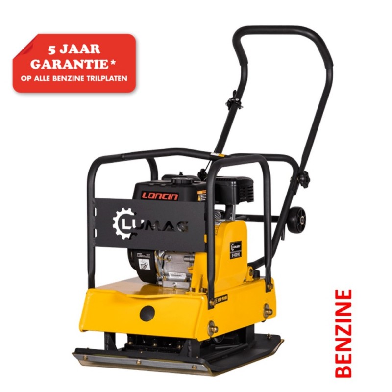 Lumag trilplaat RP1400PRO, 2000 kg slagkracht