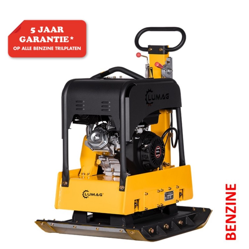 Lumag trilplaat RP300HPCA, 3800 kg slagkracht.