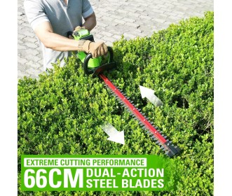 Greenworks 40 Volt heggenschaar GD40HT66