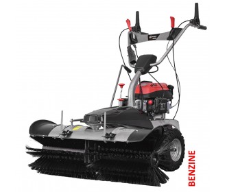 Lumag Veeg- en Sneeuwruim machine KM1000E, 100 cm borstelbreedte