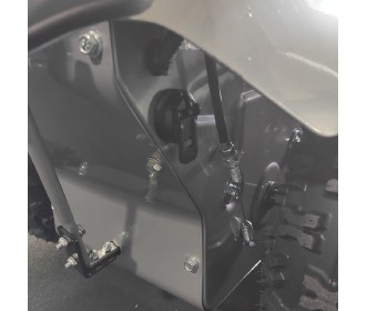 Lumag Veeg- en Sneeuwruim machine KM1000E, 100 cm borstelbreedte