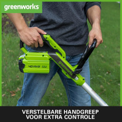 Greenworks 40 Volt trimmer en kantensnijder Greenworks 40 Volt trimmer en kantensnijder