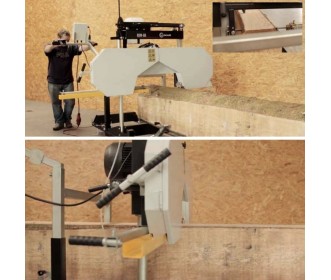 Lumag balken-en plankenzaag BSW66