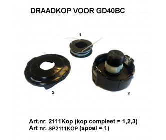 Trimmerdraad dubbel SP2111KOP
