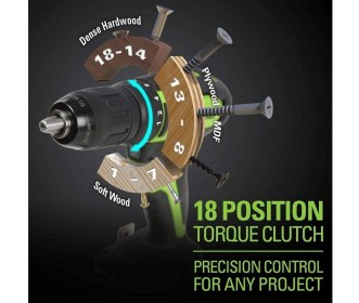 Greenworks 24 Volt accuschroefboormachine GD24DD60