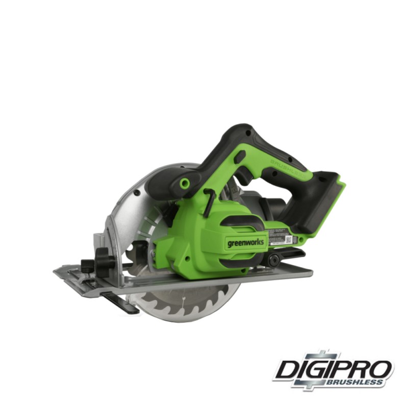 Greenworks 24 Volt accucirkelzaag GD24CS Greenworks 24 Volt accucirkelzaag GD24CS