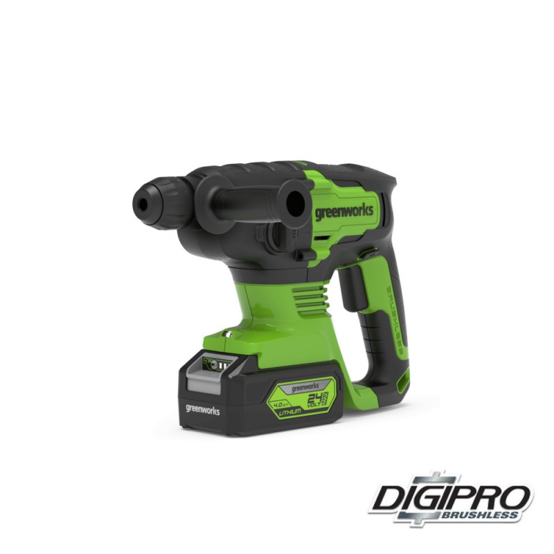 Greenworks 24 Volt accuboorhamer SDS GD24SDS2