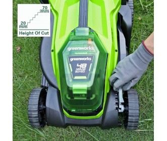 Greenworks 48 Volt cirkelmaaier G24X2LM36 Greenworks 48 Volt cirkelmaaier G24X2LM36