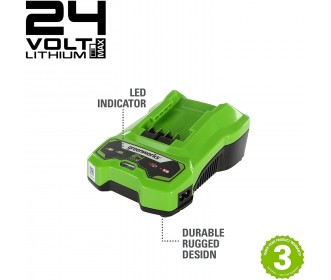 Greenworks 24 volt accu lader G24C