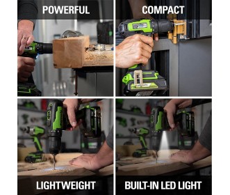 Greenworks 24 Volt accuschroefboormachine GD24DD35