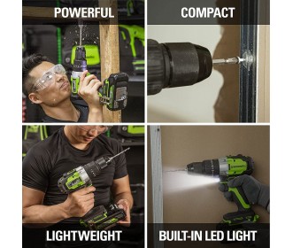 Greenworks 24 Volt accuschroefboormachine GD24DD60