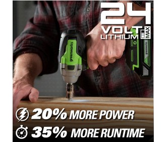 Greenworks 24 Volt slagmoersleutel GD24IW400