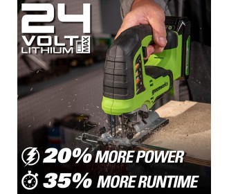 Greenworks 24 Volt accudecoupeerzaag GD24JS