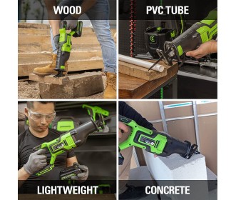 Greenworks 24 Volt accureciprozaag GD24RS