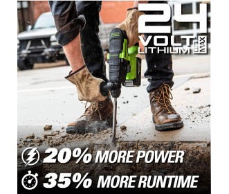 Greenworks 24 Volt accuboorhamer SDS GD24SDS2