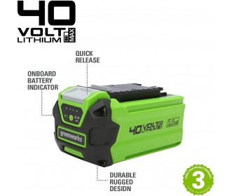 Greenworks 40 Volt accu G40B2 Greenworks 40 Volt accu G40B2