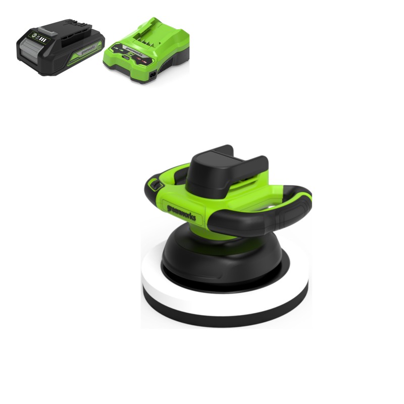 Greenworks 24 Volt accu polijstmachine G24BU10 Greenworks 24 Volt accu polijstmachine G24BU10