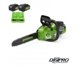 Greenworks 24+24 Volt Kettingzaag GD24x2CS36