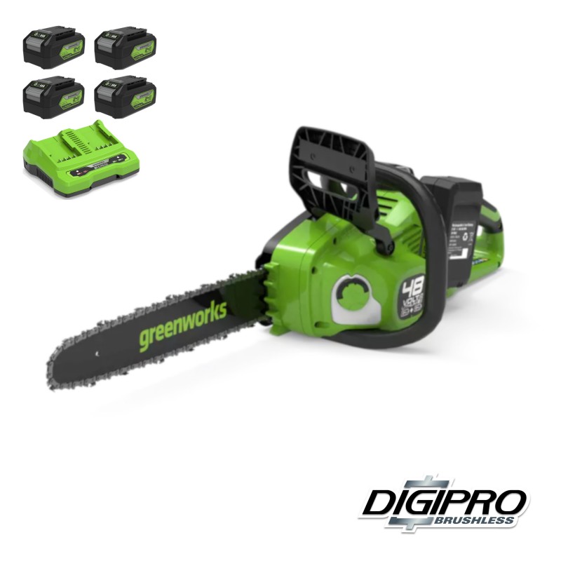 Greenworks 24+24 Volt Kettingzaag GD24x2CS36 Greenworks 24+24 Volt Kettingzaag GD24x2CS36