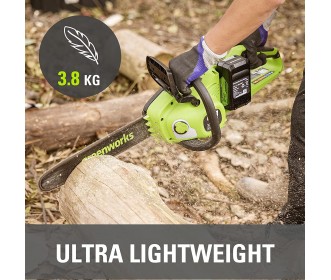 Greenworks 24+24 Volt Kettingzaag GD24x2CS36 Greenworks 24+24 Volt Kettingzaag GD24x2CS36