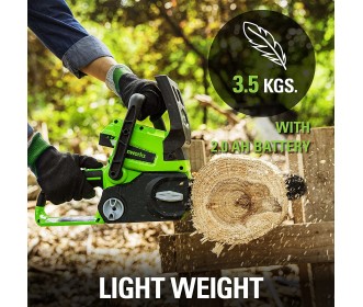 Greenworks 24 volt kettingzaag G24CS25 Greenworks 24 volt kettingzaag G24CS25