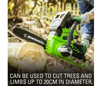 Greenworks 24 volt kettingzaag G24CS25 Greenworks 24 volt kettingzaag G24CS25
