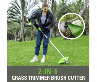 Greenworks 24+24 Volt trimmer GD24X2TX Greenworks 24+24 Volt trimmer GD24X2TX