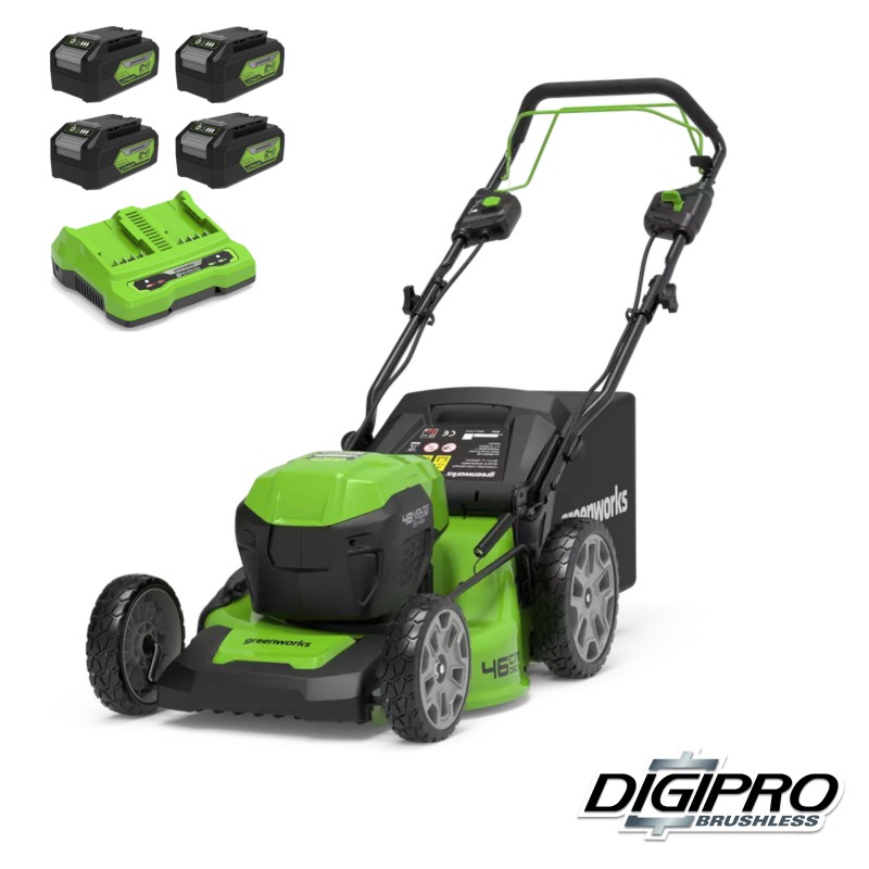 Greenworks 48 Volt cirkelmaaier GD24X2LM46SP Greenworks 48 Volt cirkelmaaier GD24X2LM46SP