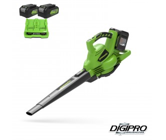 Greenworks 24+24 volt bladblazer GD24X2BV Greenworks 24+24 volt bladblazer GD24X2BV