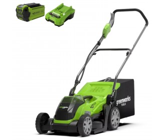 Greenworks 40 Volt cirkelmaaier G40LM35 Greenworks 40 Volt cirkelmaaier G40LM35