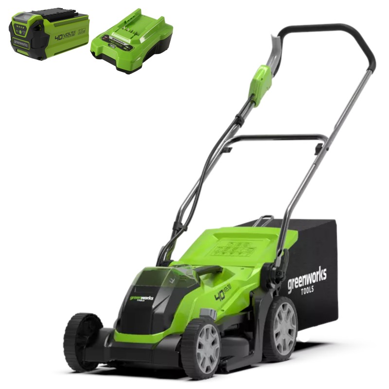 Greenworks 40 Volt cirkelmaaier G40LM35 Greenworks 40 Volt cirkelmaaier G40LM35