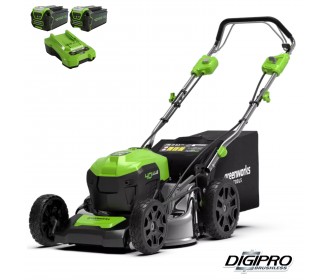 Greenworks 40 Volt cirkelmaaier GD40LM46SP Greenworks 40 Volt cirkelmaaier GD40LM46SP