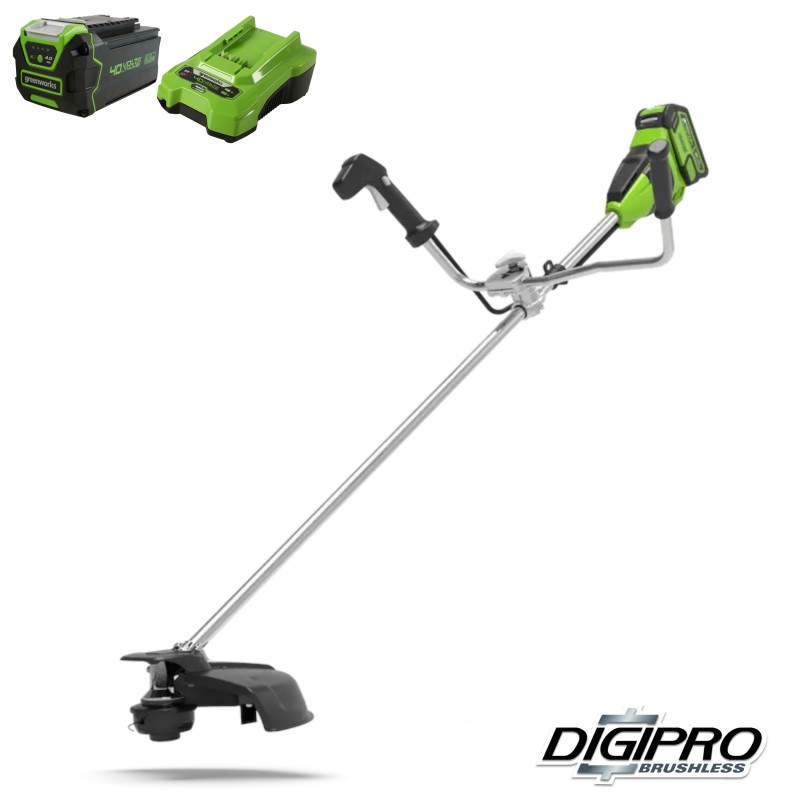 Greenworks 40 Volt trimmer en bosmaaier GD40BCB