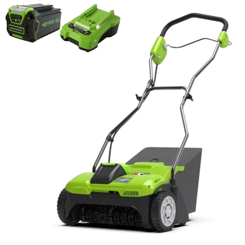 Greenworks 40 volt verticuteermachine G40DT35